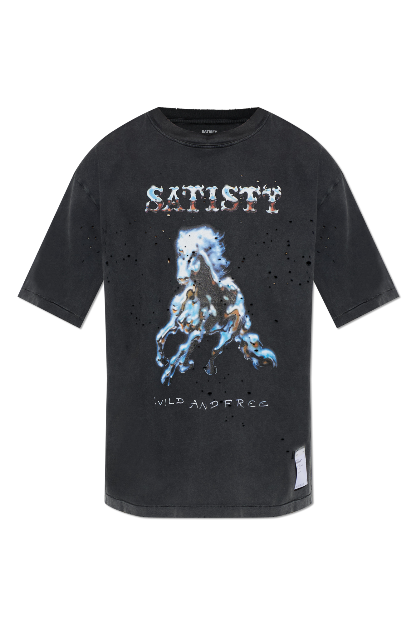 Grey T-shirt 'MothTech' Satisfy - Vitkac Canada